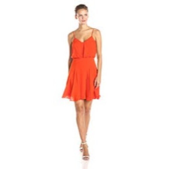 CECE BY CYNTHIA STEFFE ‎ SPAGHETTI STRAP FIT & FLARE DRESS SIZE 6 - Picture 1 of 10